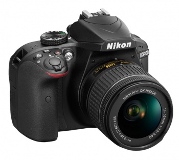 Nikon D3400 | vista frontal