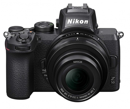 Nikon Z50 | vista frontal