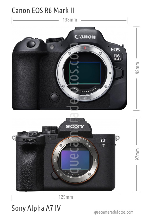 Canon EOS R6 Mark II vs Sony Alpha A7 IV