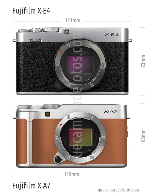 Fujifilm X-E4 vs Fujifilm X-A7