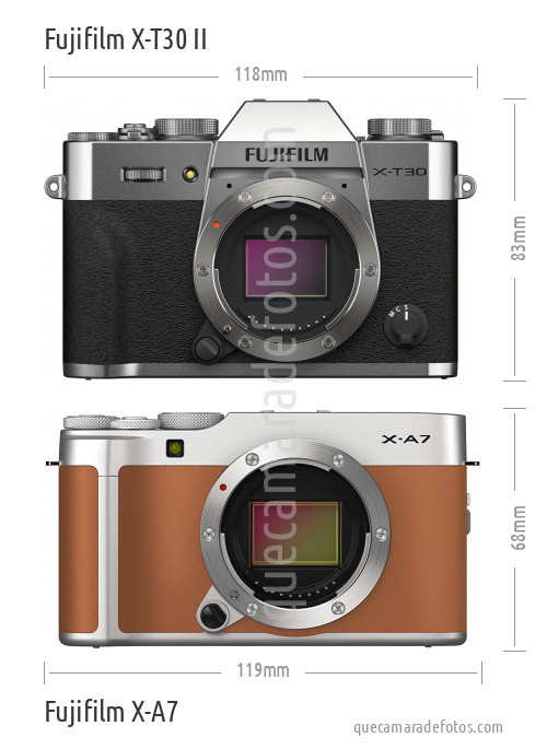 Fujifilm X-T30 II vs Fujifilm X-A7