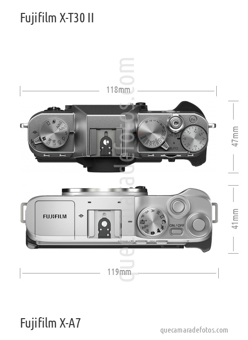 Fujifilm X-T30 II vs Fujifilm X-A7