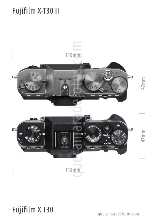 Fujifilm X-T30 II vs Fujifilm X-T30