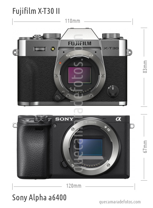 Fujifilm X-T30 II vs Sony Alpha a6400