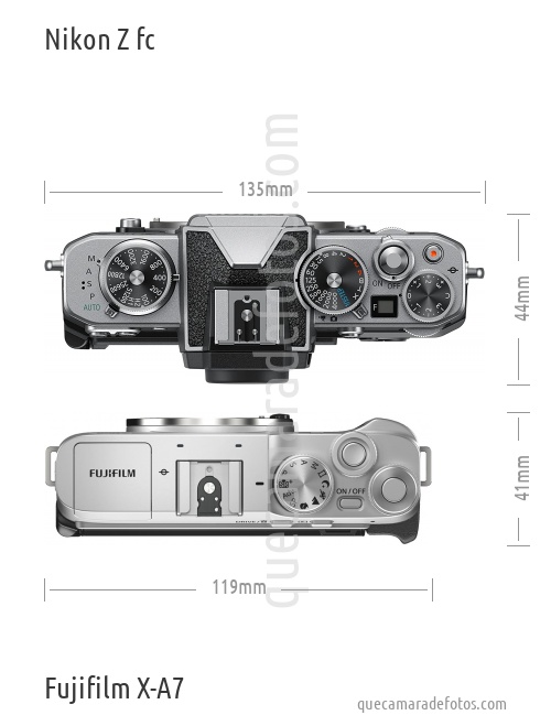 Nikon Z fc vs Fujifilm X-A7