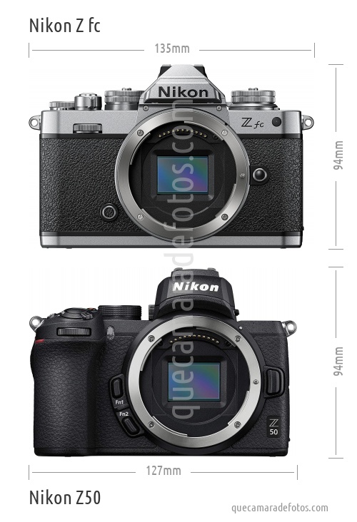 Nikon Z fc vs Nikon Z50