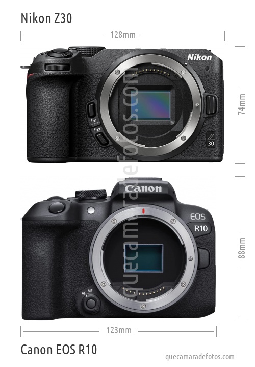 Nikon Z30 vs Canon EOS R10