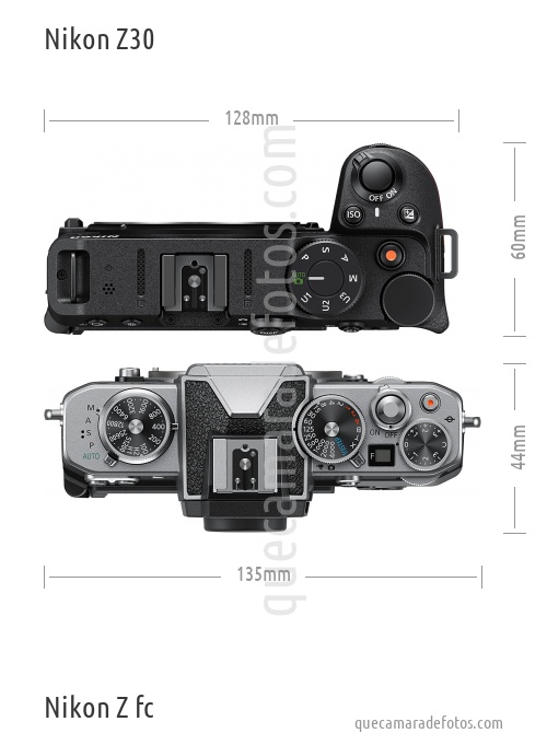 Nikon Z30 vs Nikon Z fc