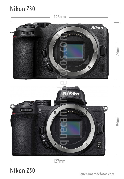 Nikon Z30 vs Nikon Z50