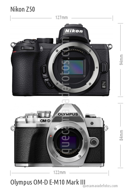 Nikon Z50 vs Olympus OM-D E-M10 Mark III