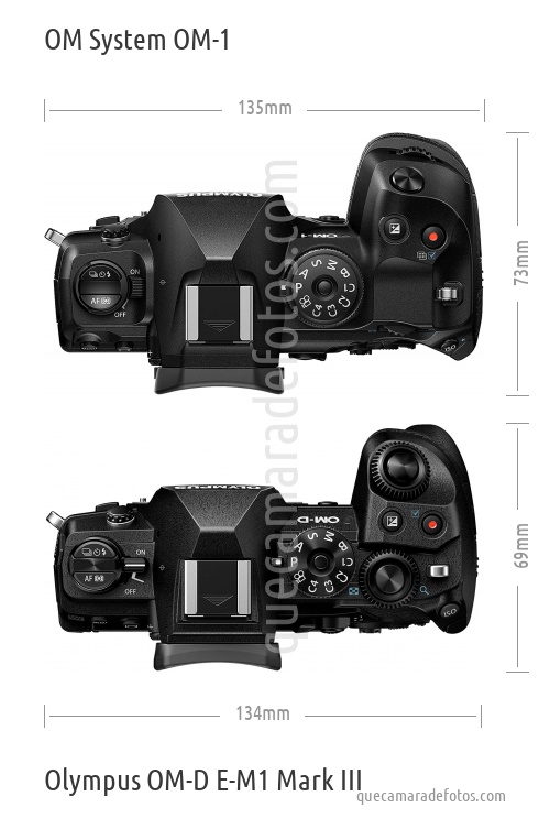 OM System OM-1 vs Olympus OM-D E-M1 Mark III