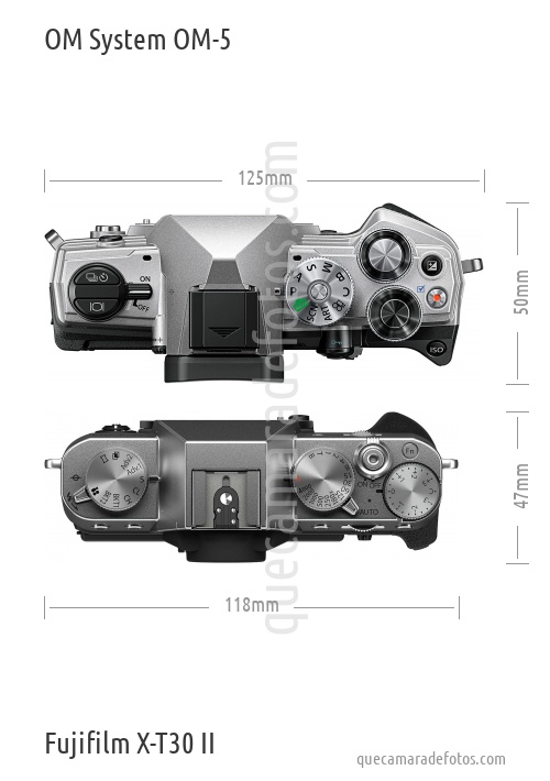 OM System OM-5 vs Fujifilm X-T30 II