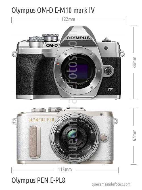 Olympus OM-D E-M10 mark IV vs Olympus PEN E-PL8