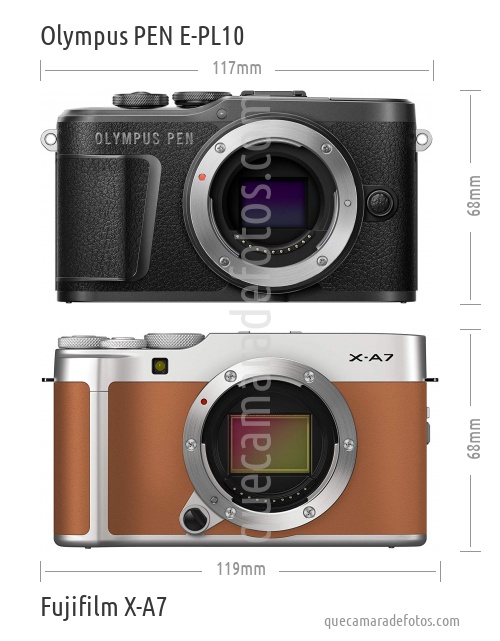 Olympus PEN E-PL10 vs Fujifilm X-A7