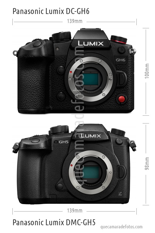 Panasonic Lumix DC-GH6 vs Panasonic Lumix DMC-GH5