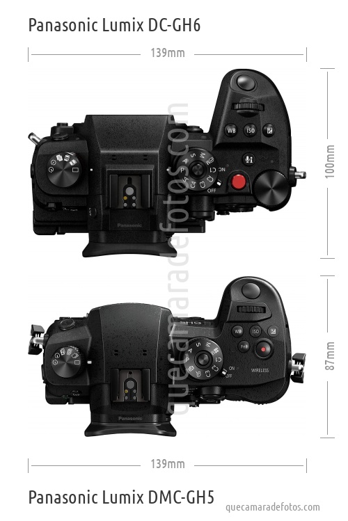 Panasonic Lumix DC-GH6 vs Panasonic Lumix DMC-GH5