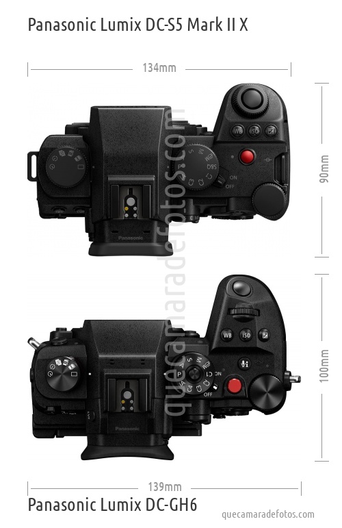 Panasonic Lumix DC-S5 Mark II X vs Panasonic Lumix DC-GH6