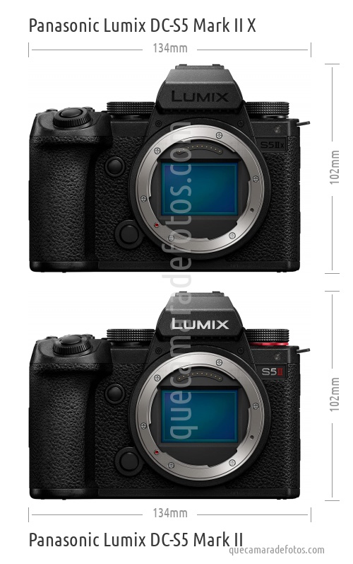 Panasonic Lumix DC-S5 Mark II X vs Panasonic Lumix DC-S5 Mark II