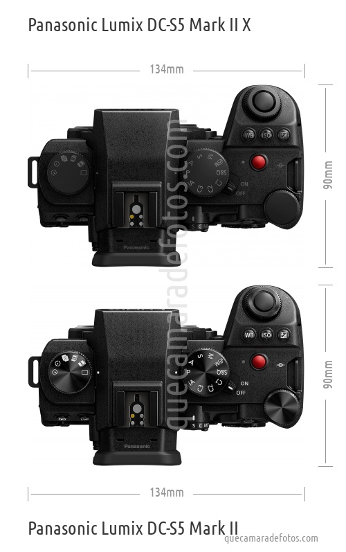 Panasonic Lumix DC-S5 Mark II X vs Panasonic Lumix DC-S5 Mark II