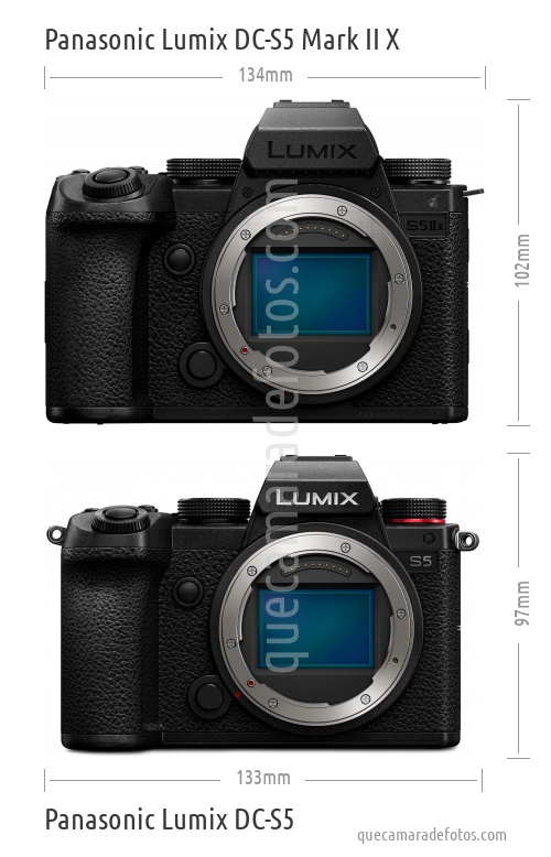 Panasonic Lumix DC-S5 Mark II X vs Panasonic Lumix DC-S5