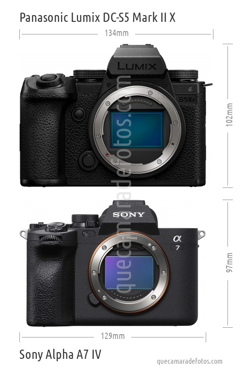 Panasonic Lumix DC-S5 Mark II X vs Sony Alpha A7 IV