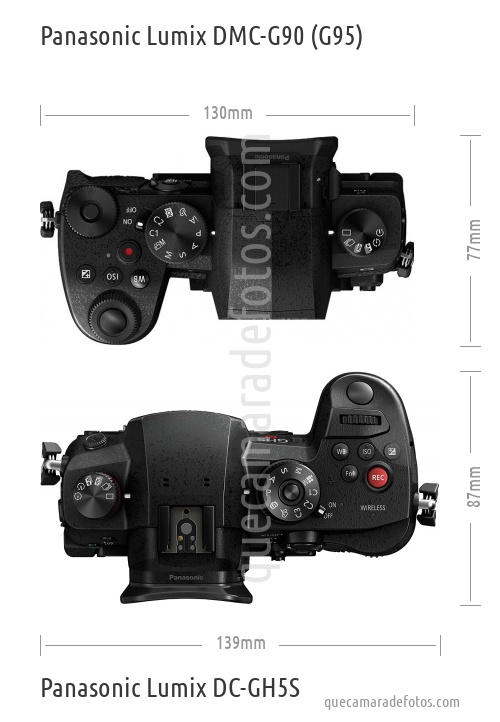 Panasonic Lumix DMC-G90 (G95) vs Panasonic Lumix DC-GH5S