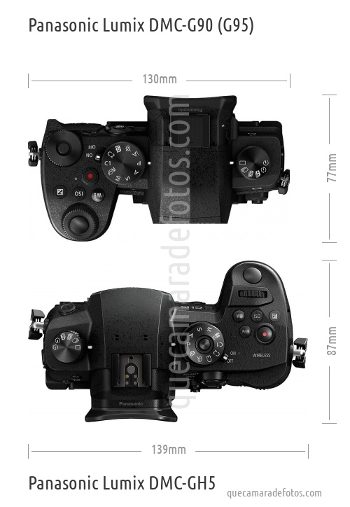 Panasonic Lumix DMC-G90 (G95) vs Panasonic Lumix DMC-GH5