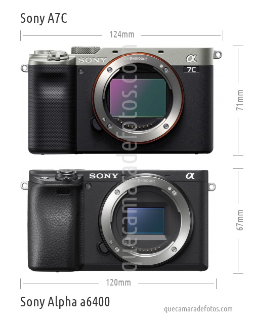 Sony A7C vs Sony Alpha a6400