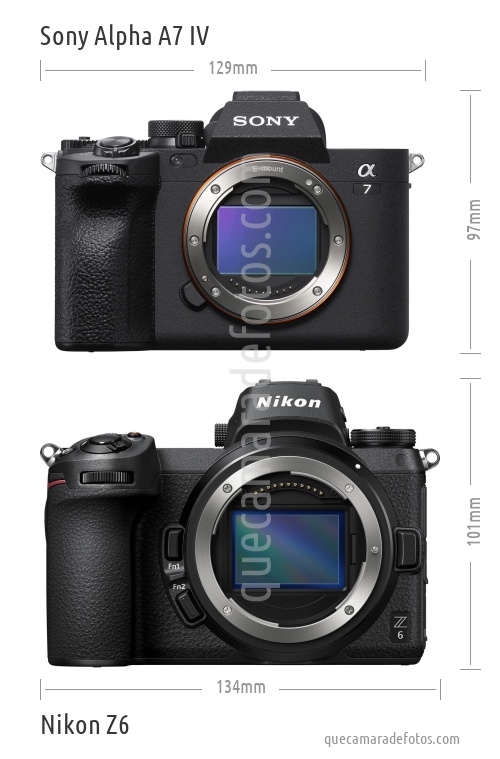 Sony Alpha A7 IV vs Nikon Z6