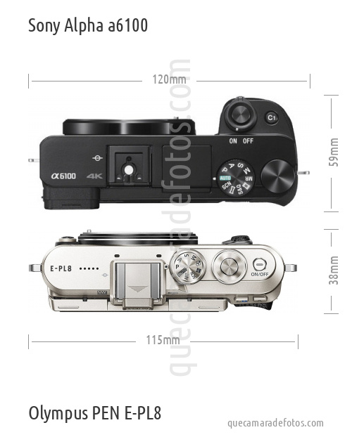 Sony Alpha a6100 vs Olympus PEN E-PL8