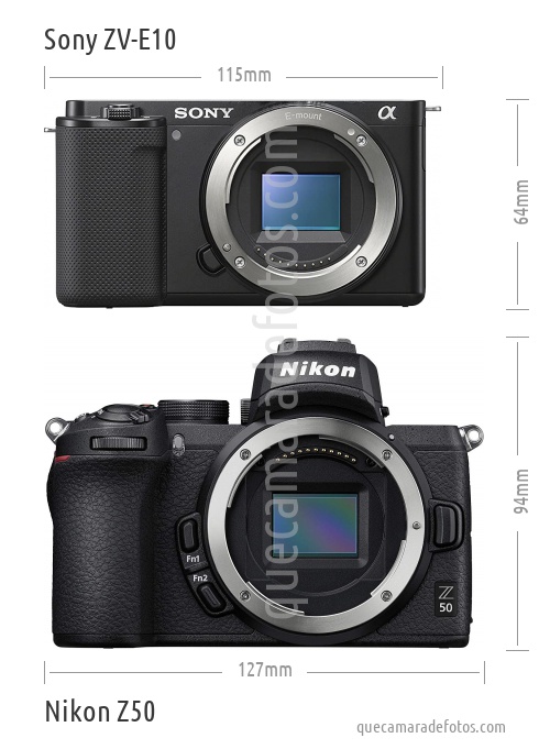 Sony ZV-E10 vs Nikon Z50