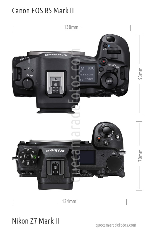 Canon EOS R5 Mark II vs Nikon Z7 Mark II