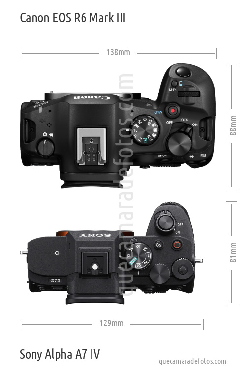 Canon EOS R6 Mark III vs Sony Alpha A7 IV