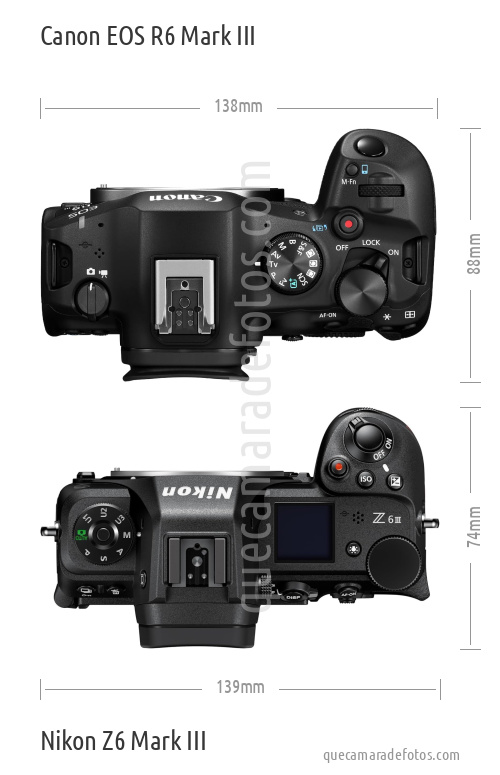 Canon EOS R6 Mark III vs Nikon Z6 Mark III