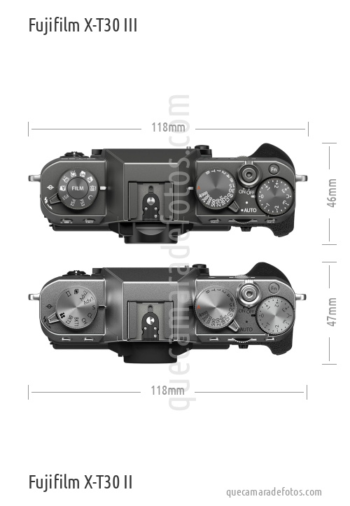 Fujifilm X-T30 III vs Fujifilm X-T30 II