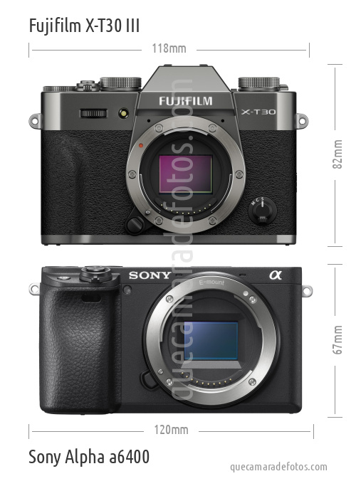 Fujifilm X-T30 III vs Sony Alpha a6400