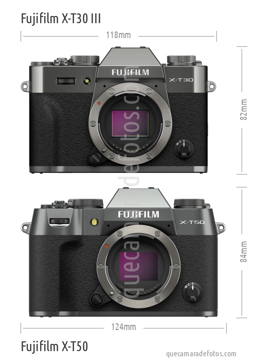 Fujifilm X-T30 III vs Fujifilm X-T50