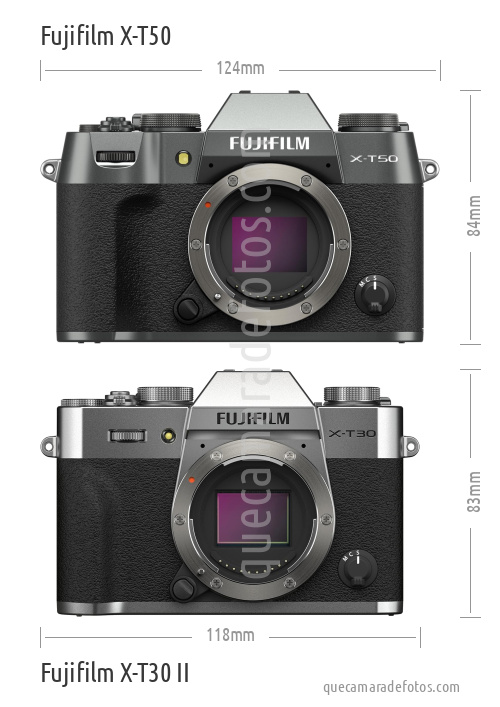 Fujifilm X-T50 vs Fujifilm X-T30 II