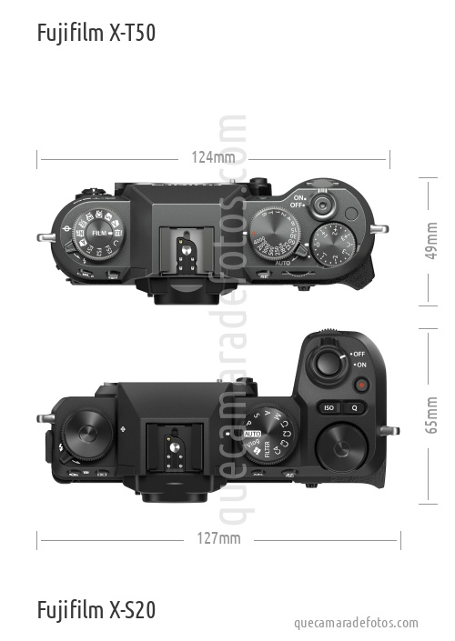 Fujifilm X-T50 vs Fujifilm X-S20