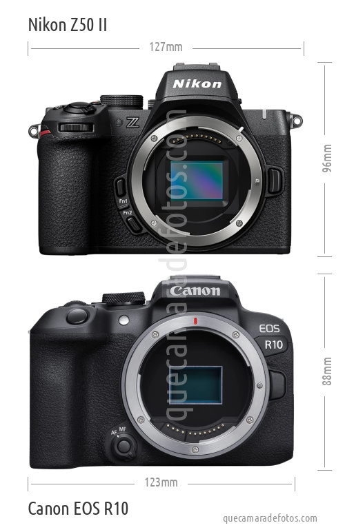 Nikon Z50 II vs Canon EOS R10
