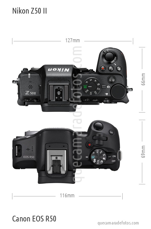 Nikon Z50 II vs Canon EOS R50