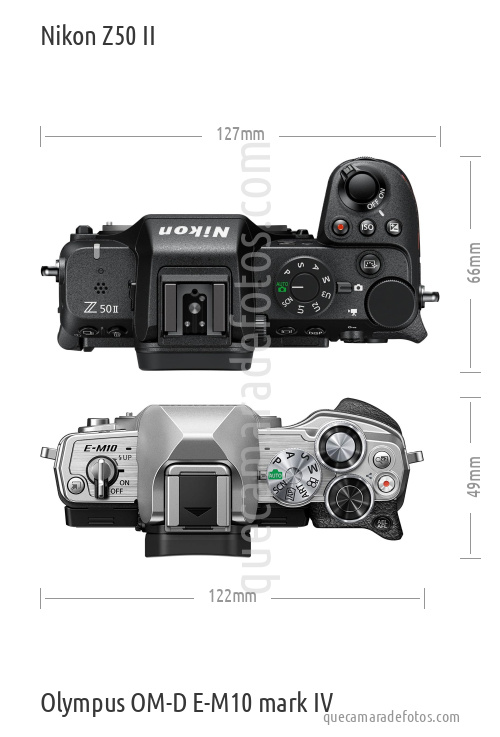 Nikon Z50 II vs Olympus OM-D E-M10 mark IV