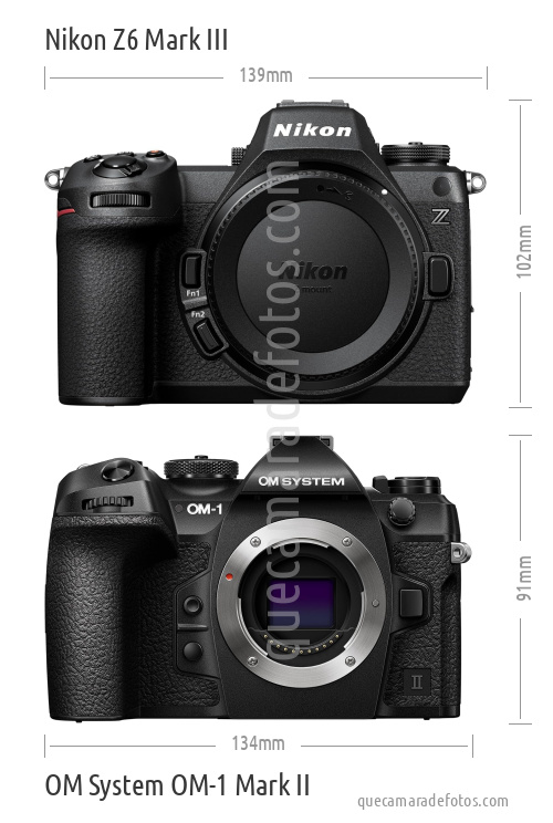 Nikon Z6 Mark III vs OM System OM-1 Mark II