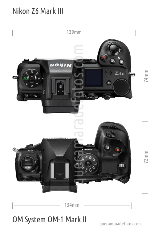 Nikon Z6 Mark III vs OM System OM-1 Mark II