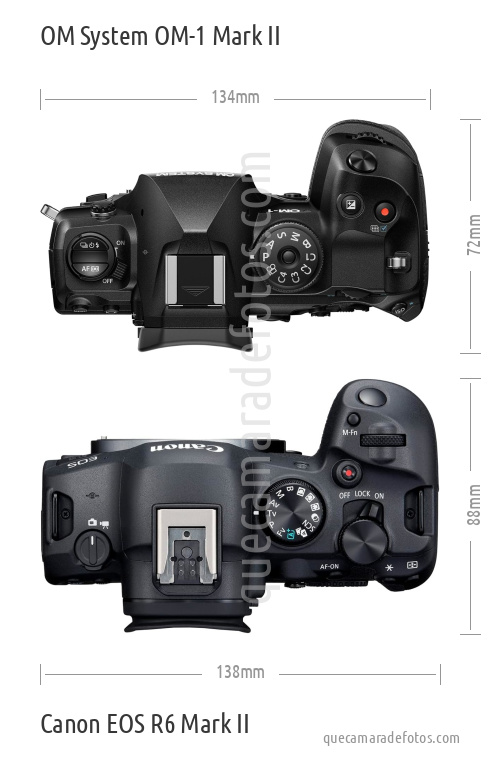OM System OM-1 Mark II vs Canon EOS R6 Mark II