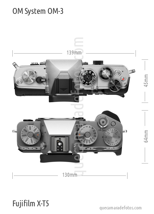 OM System OM-3 vs Fujifilm X-T5