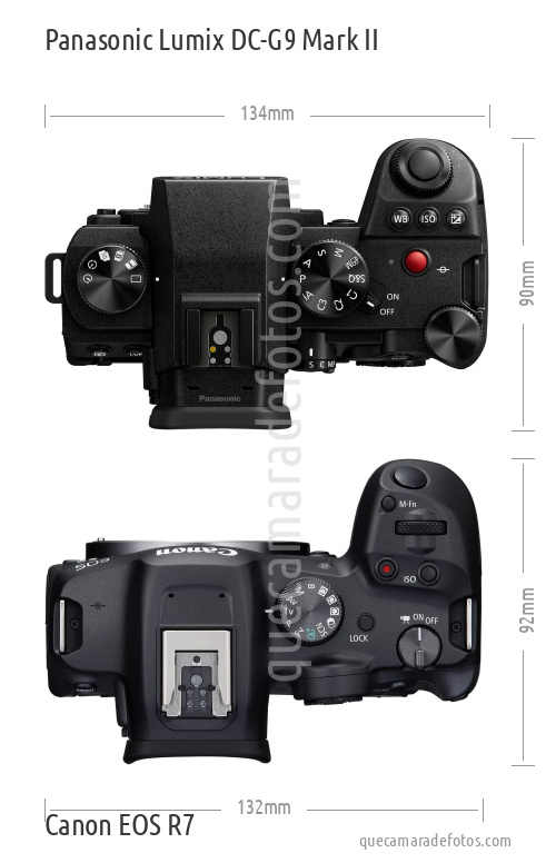 Panasonic Lumix DC-G9 Mark II vs Canon EOS R7