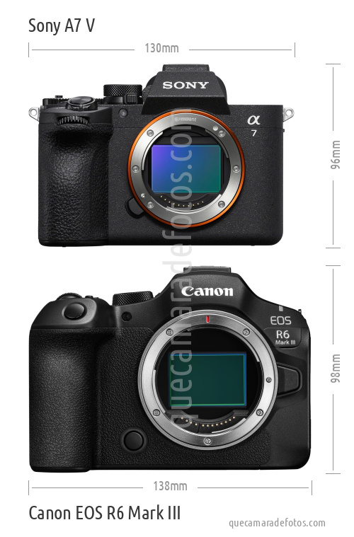Sony A7 V vs Canon EOS R6 Mark III